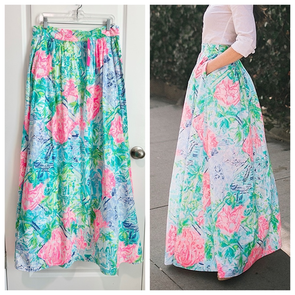 NWT Lilly Pulitzer Bohemian Queen Bobbi Skirt Size 14